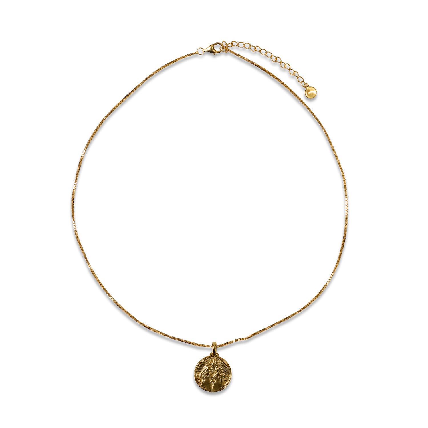 Gemini 18K Gold Plated Necklace