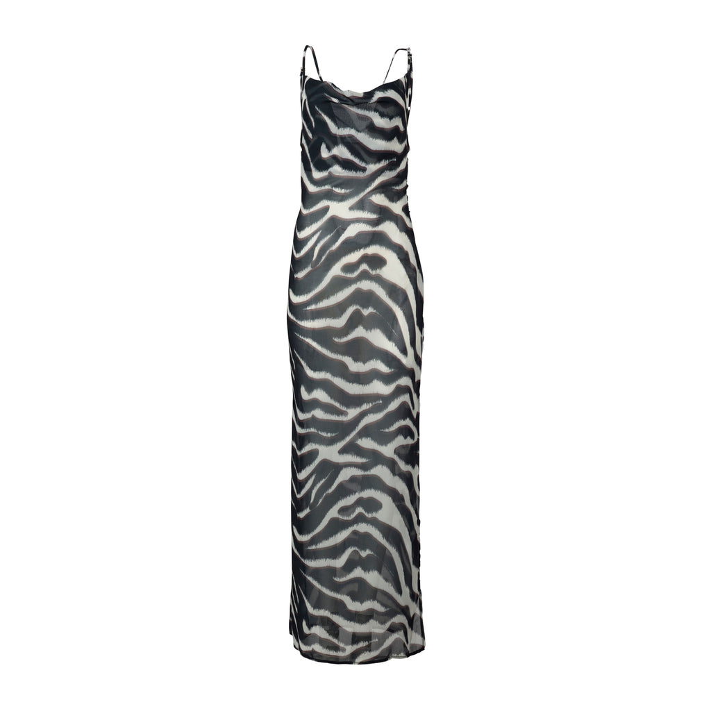 Zebra Amantis Sheer Maxi Dress