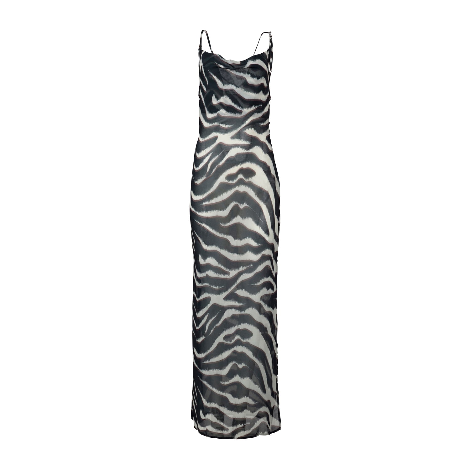 Zebra Amantis Sheer Maxi Dress