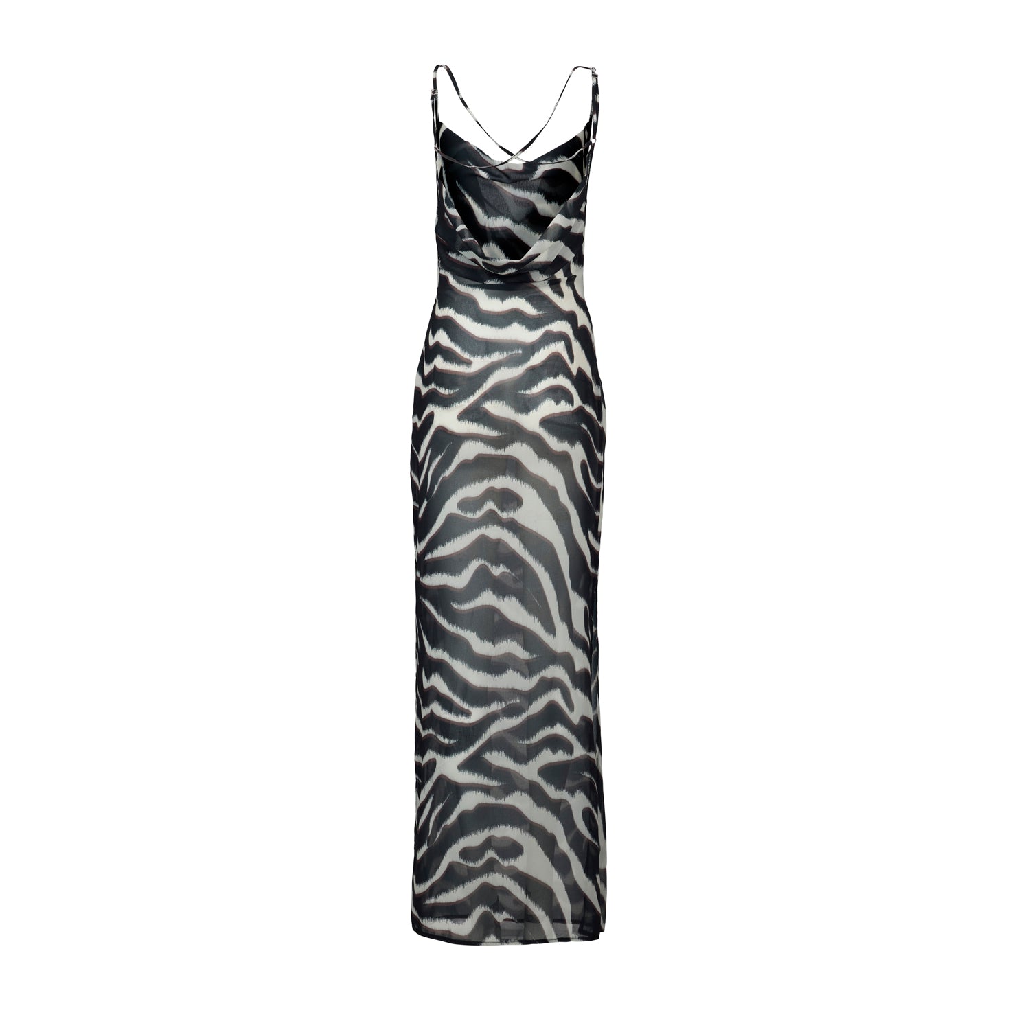 Zebra Amantis Sheer Maxi Dress