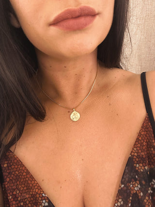 Sagittarius 18K Gold Plated NecklaceOur beautiful 18K gold plated Sagittarius pendant and chain. Made from a stirling silver base with 18K gold plating, the necklace is water resistant and makes the peSagittarius 18K Gold Plated Necklace